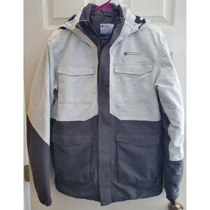 Mountain Warehouse Mens Sz S Small Ski Jacket Coat Luna Grey Panel Winter